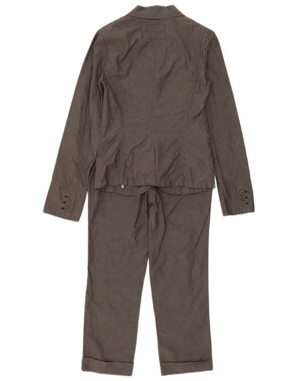 Sisley Costume 2 Pièces 3 Boutons Femme IT 40 Small W28 L23 Coton Gris
