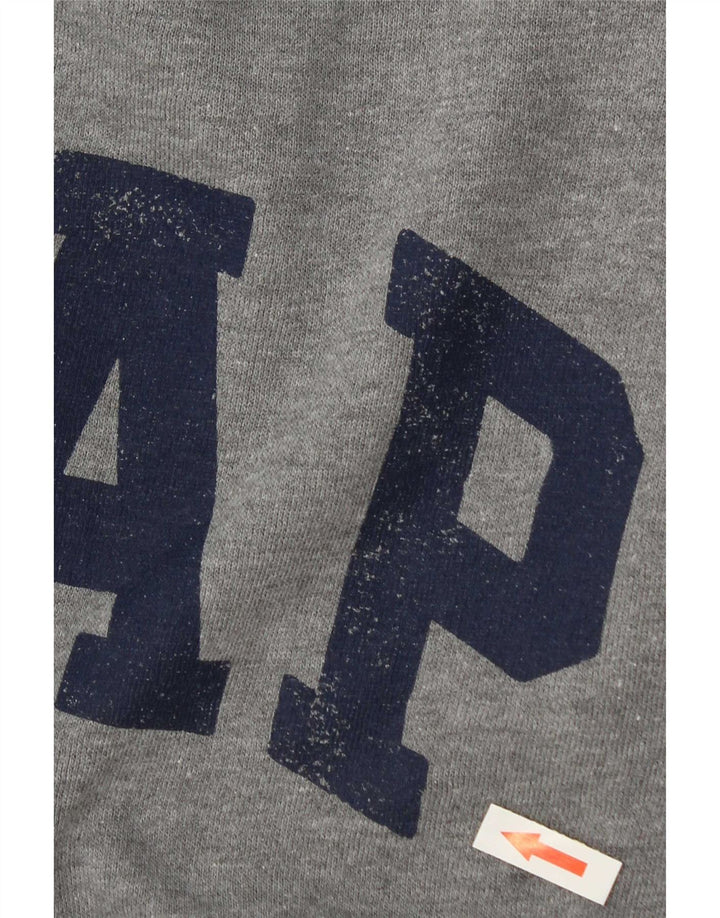 Gap Sweat-Shirt Graphique Homme Gris Moyen