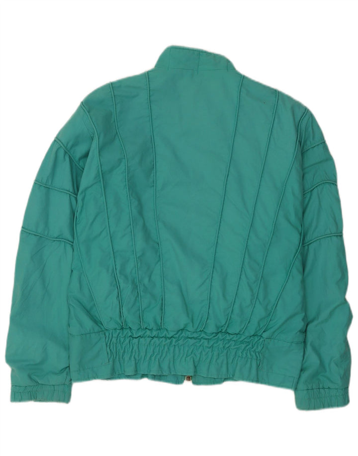 Gigi Rizzi Veste Bomber Femme IT 44 Coton Turquoise Moyen