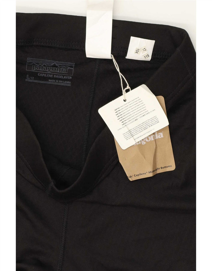 Patagonia Leggings Femme US 12 Large Noir Polyester