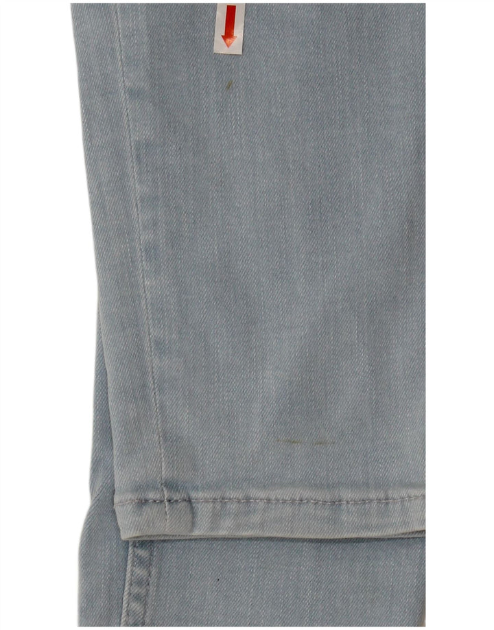 FRENCH CONNECTION Jean Slim Femme UK 12 Moyen W30 L28 Bleu Coton