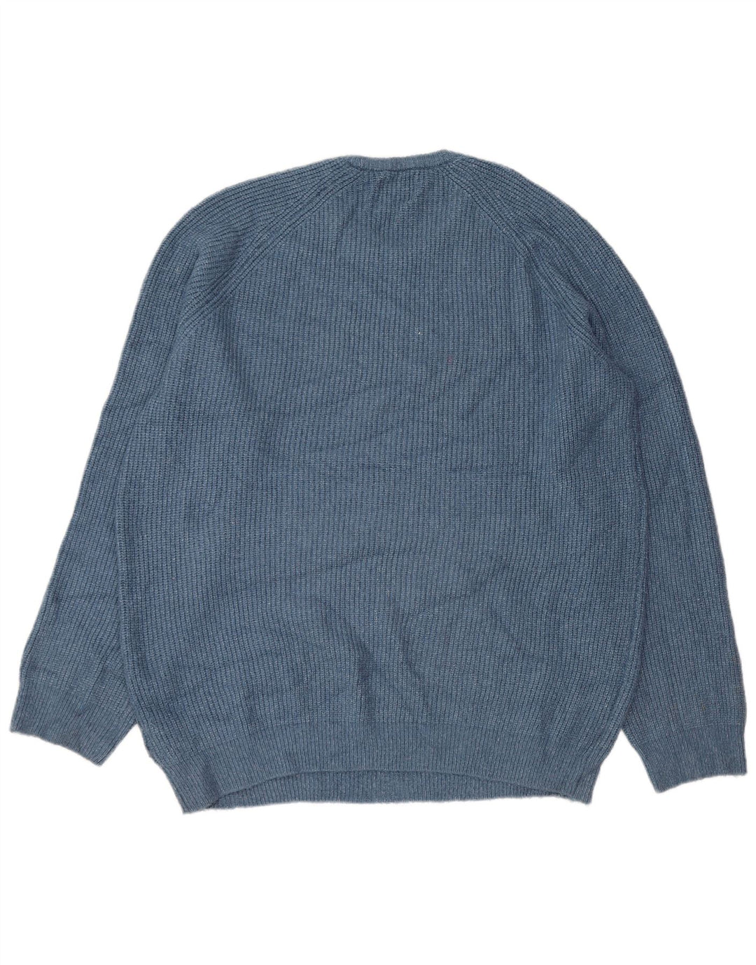 Marks & Spencer Pull ras du cou pour homme 2XL Bleu Polyamide