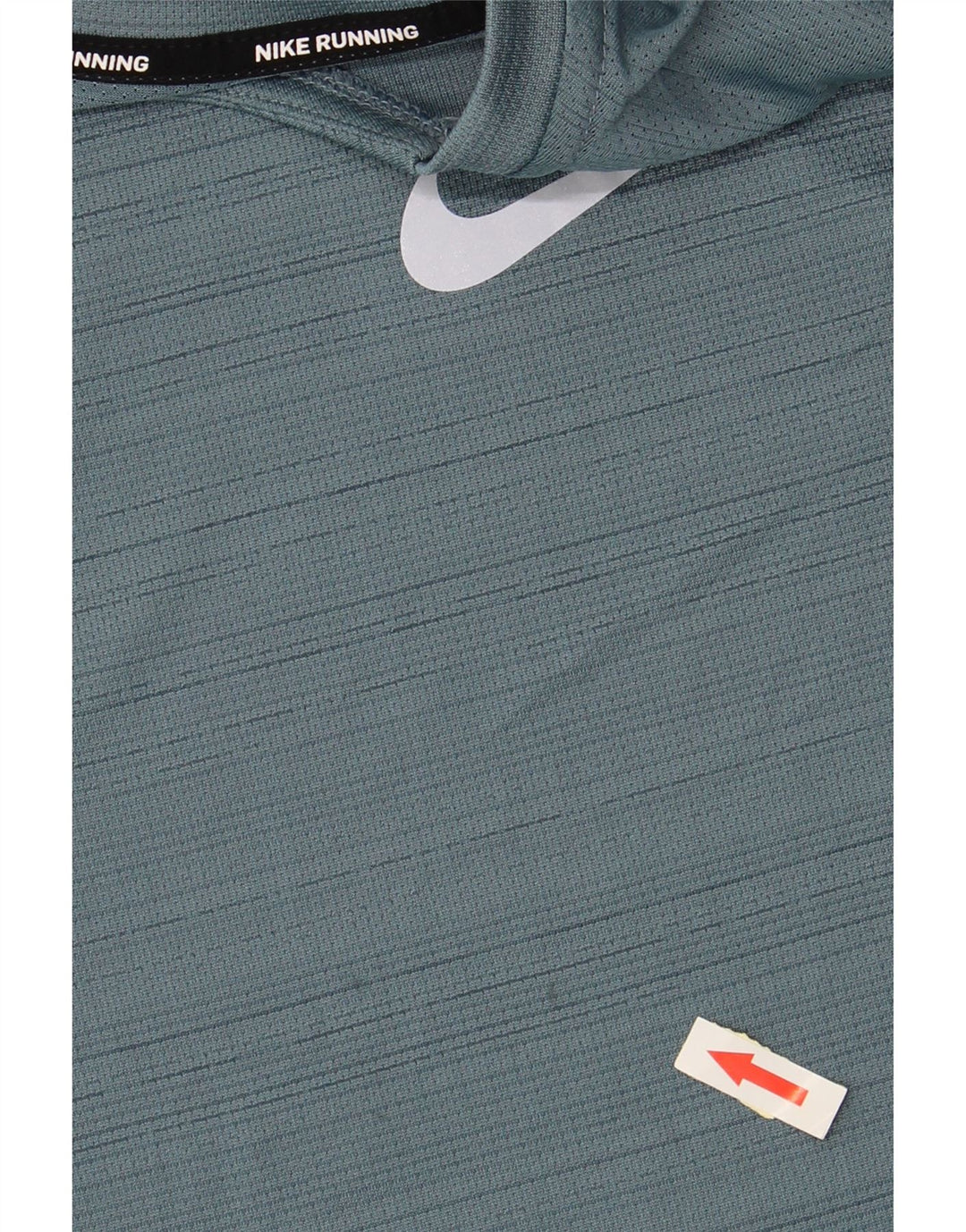 NIKE Haut Dri Fit à manches longues pour homme en polyester à fines rayures bleu moyen