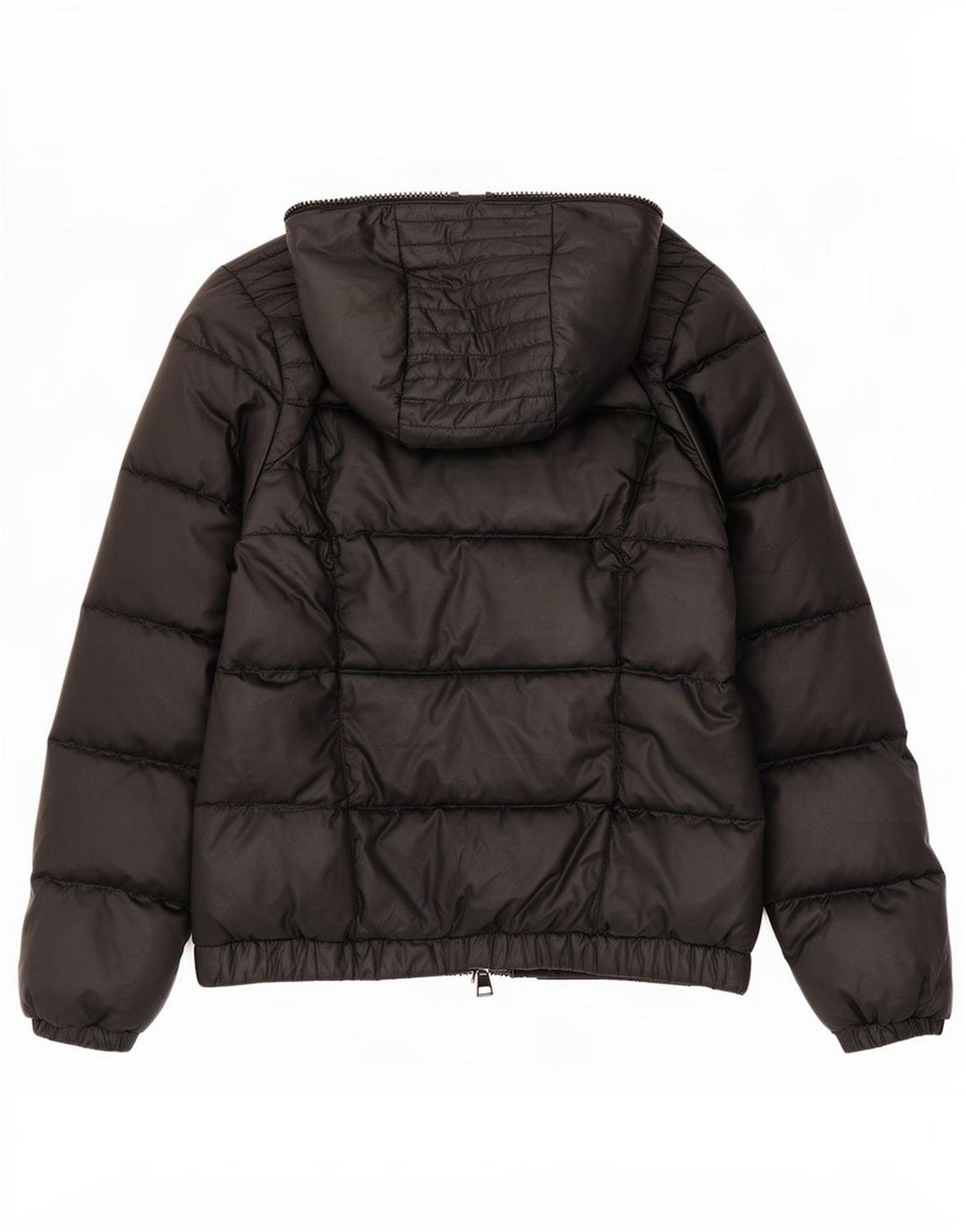 Adidas Veste rembourrée à capuche pour femme UK 12/14 Polyester noir moyen
