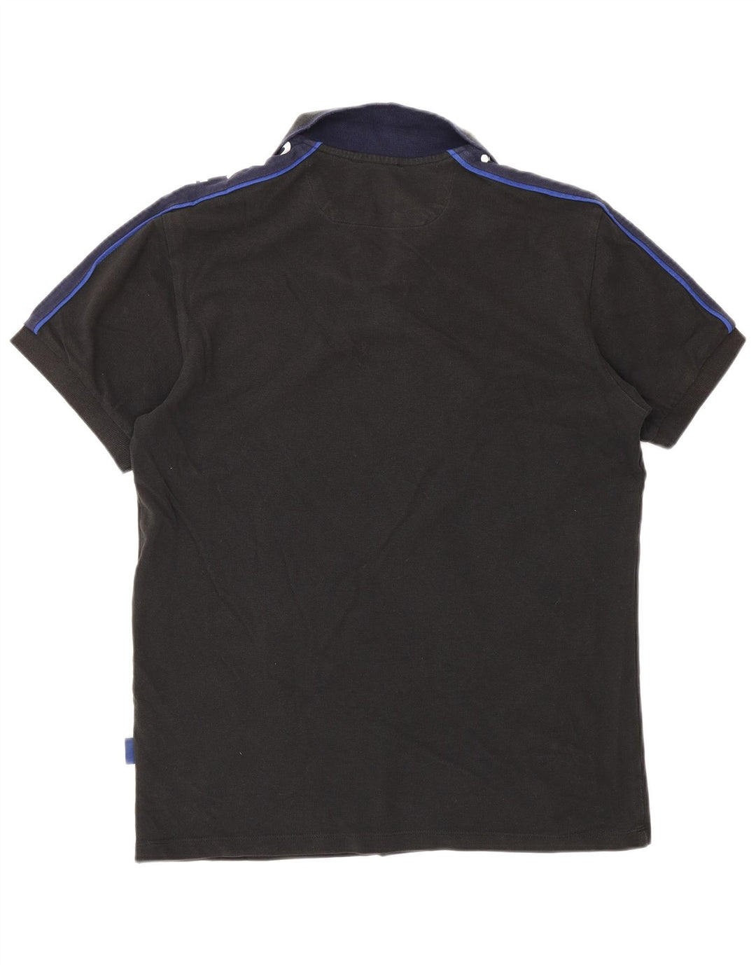 Gas Polo Graphique Homme Noir Moyen Coton Colorblock