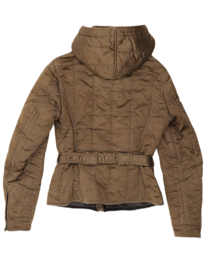 Refrigiwear Veste matelassée à capuche pour femme UK 14 Marron moyen Polyamide