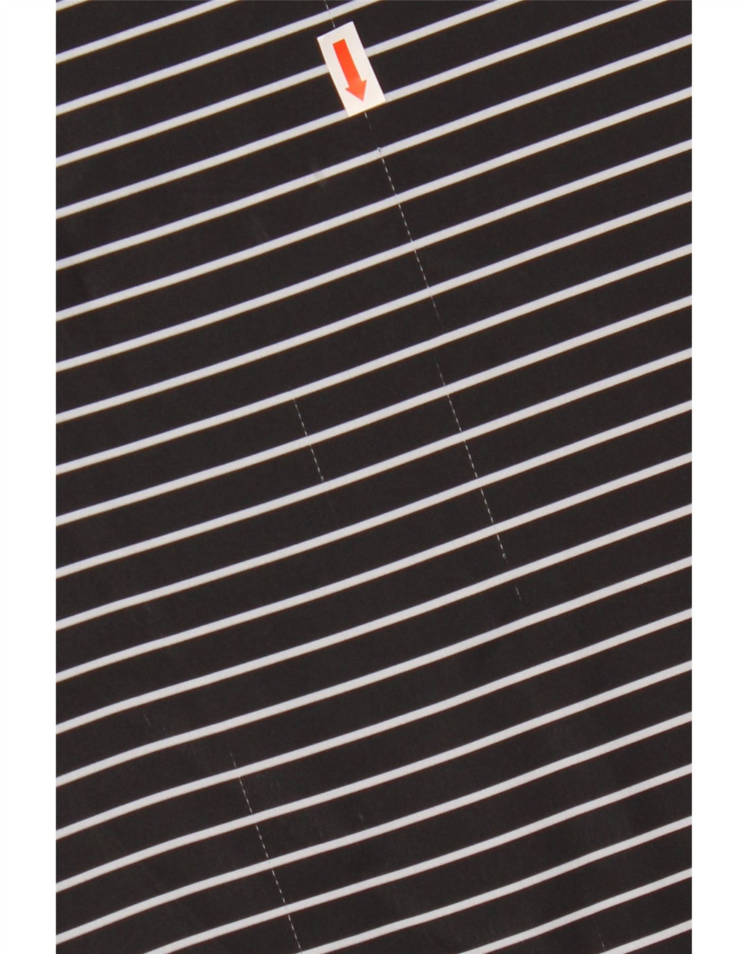 ADIDAS T-shirt court surdimensionné pour femme UK 8 Petites rayures noires