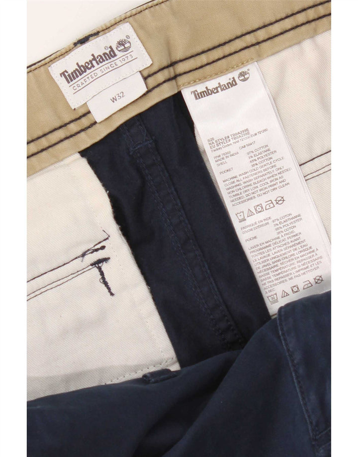 Timberland Short Cargo W32 Homme Bleu Marine Moyen Coton