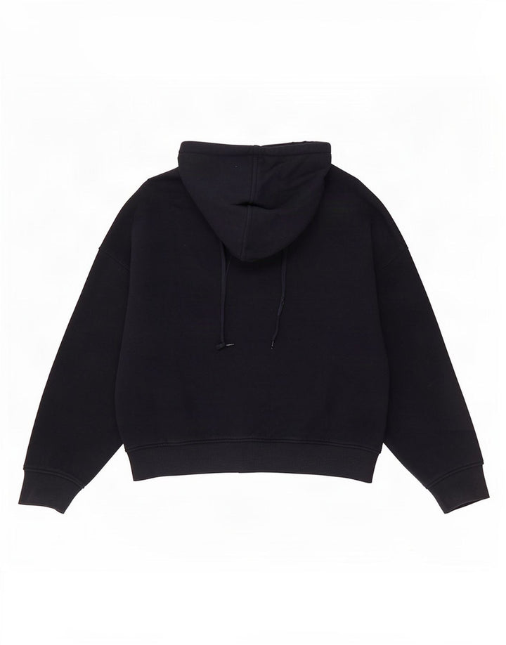 Marks & Spencer Pull à capuche surdimensionné pour femme UK 14 Bleu marine moyen