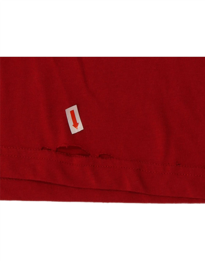 Lyle & Scott T-Shirt Homme Rouge Moyen Polyester