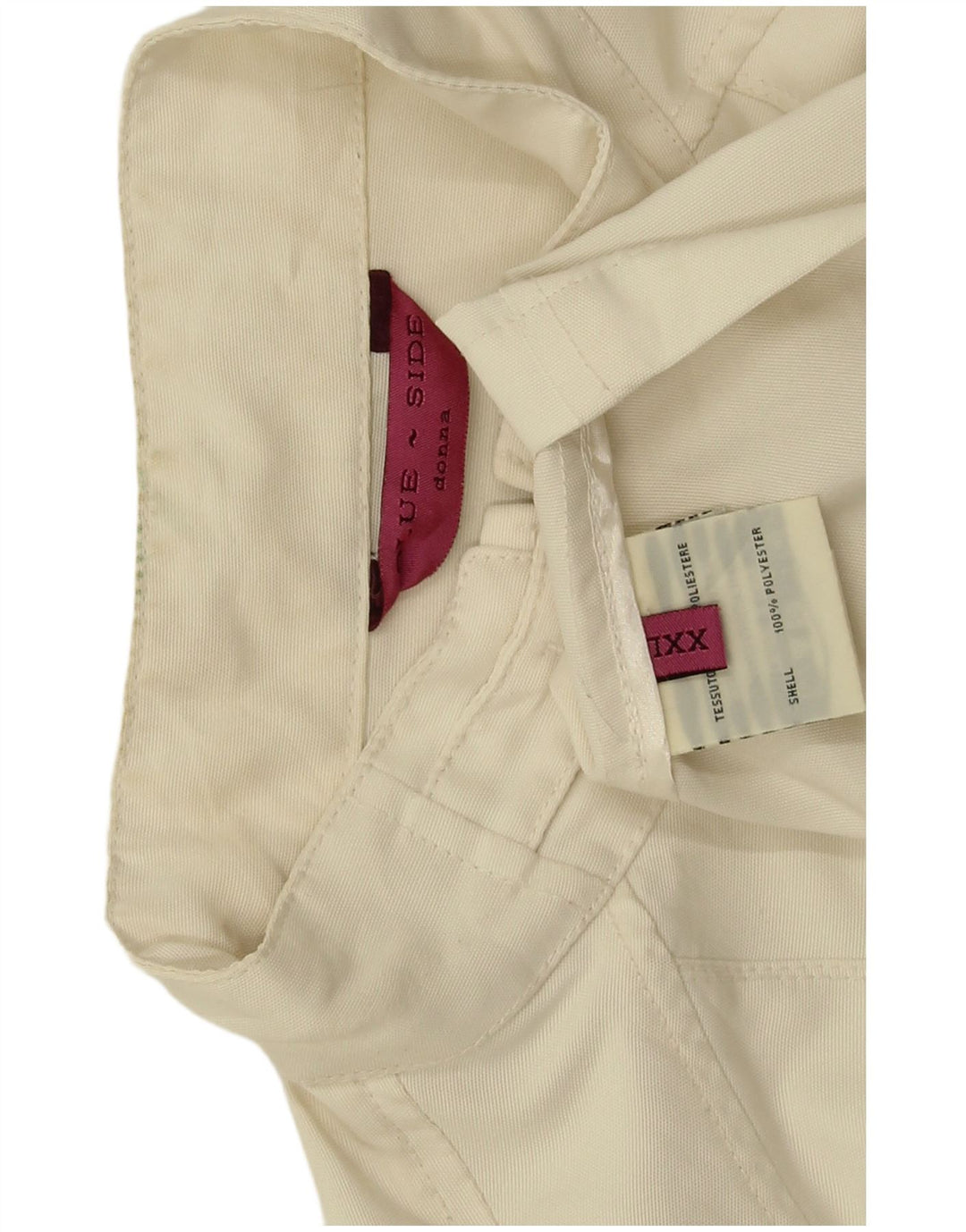 Blue Side Veste Bomber Femme UK 20 2XL Polyester Blanc