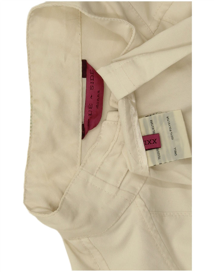 Blue Side Veste Bomber Femme UK 20 2XL Polyester Blanc