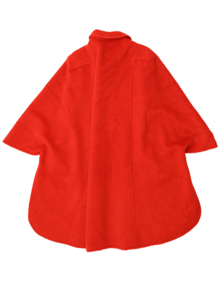 Manteau Poncho Femme Vintage Taille Unique Rouge