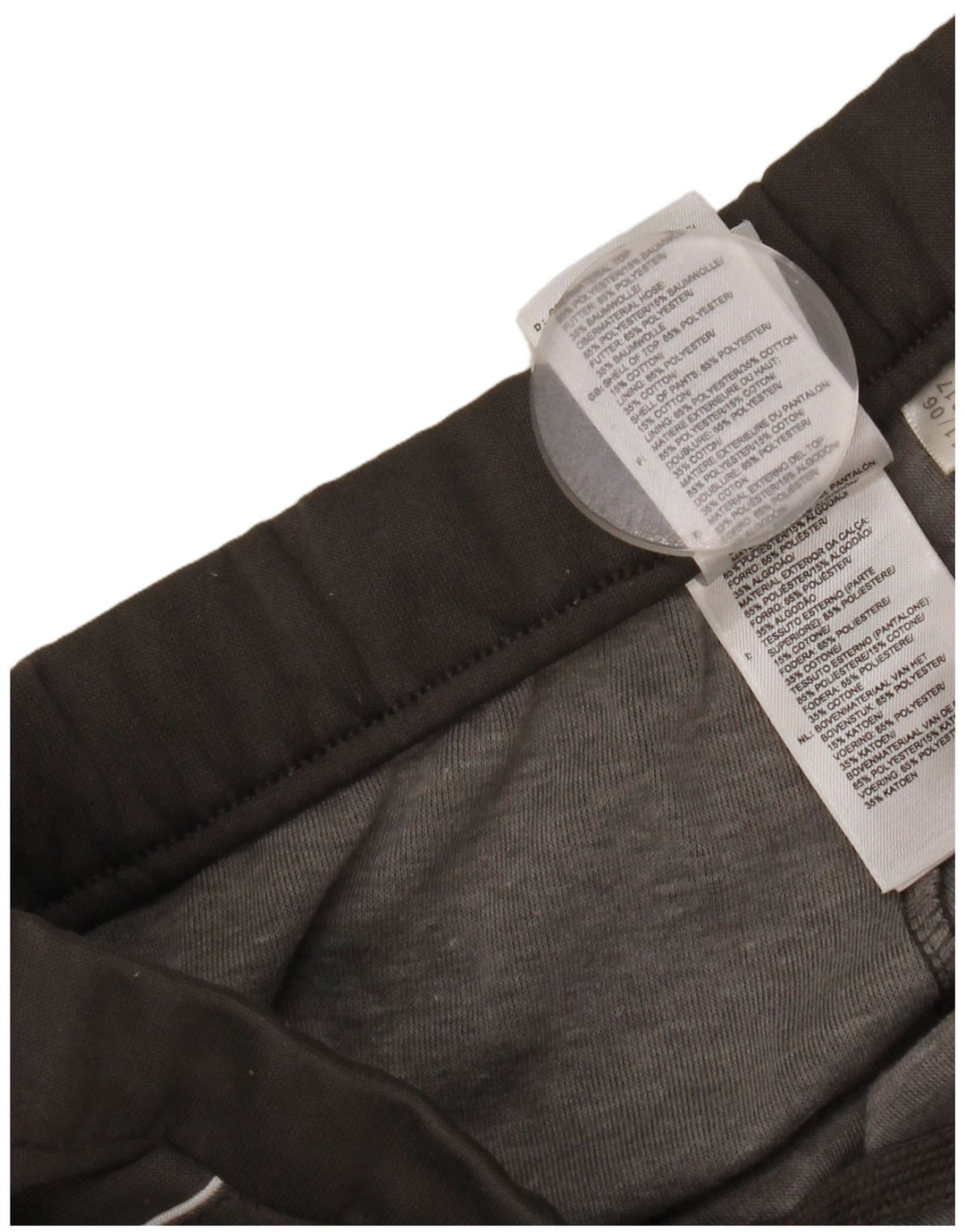 Adidas Pantalon de survêtement pour femme UK 16 Large Gris Polyester