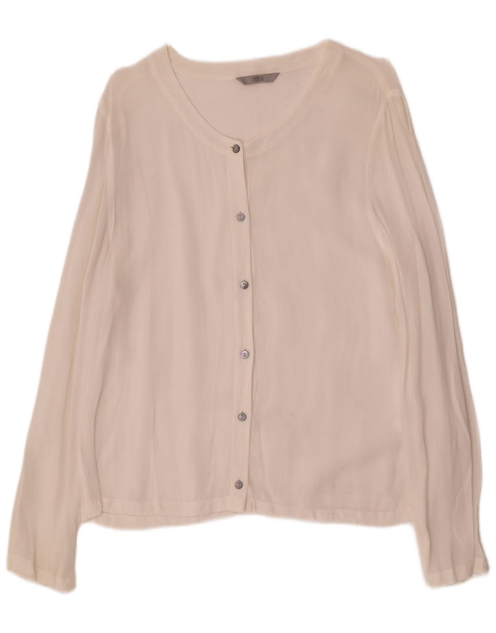 Marks & Spencer Chemisier pour femme UK 16 Large Blanc