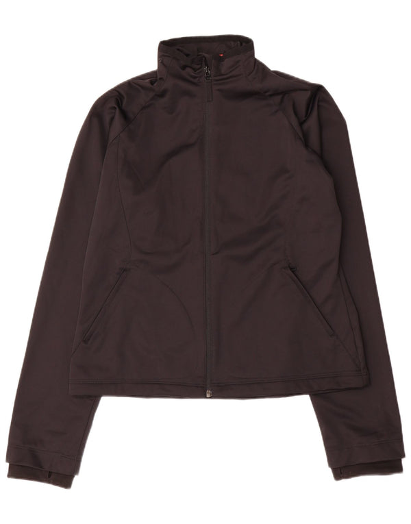 Puma Veste de survêtement graphique pour femme UK 14 Medium Noir