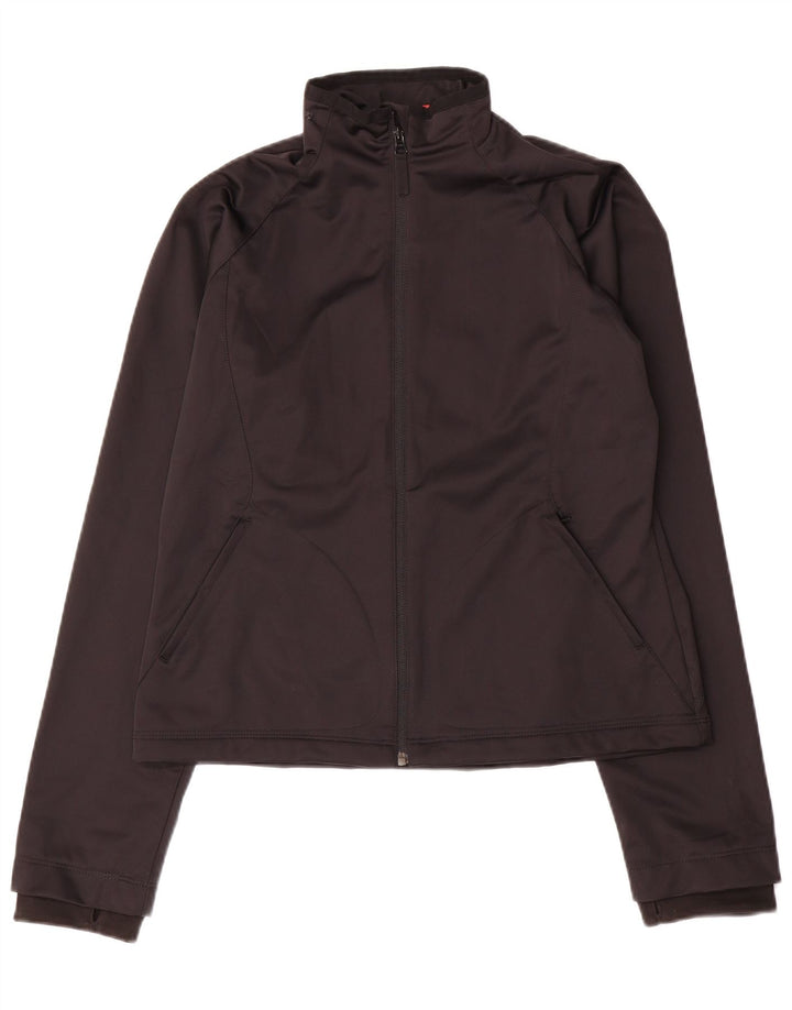 Puma Veste de survêtement graphique pour femme UK 14 Medium Noir