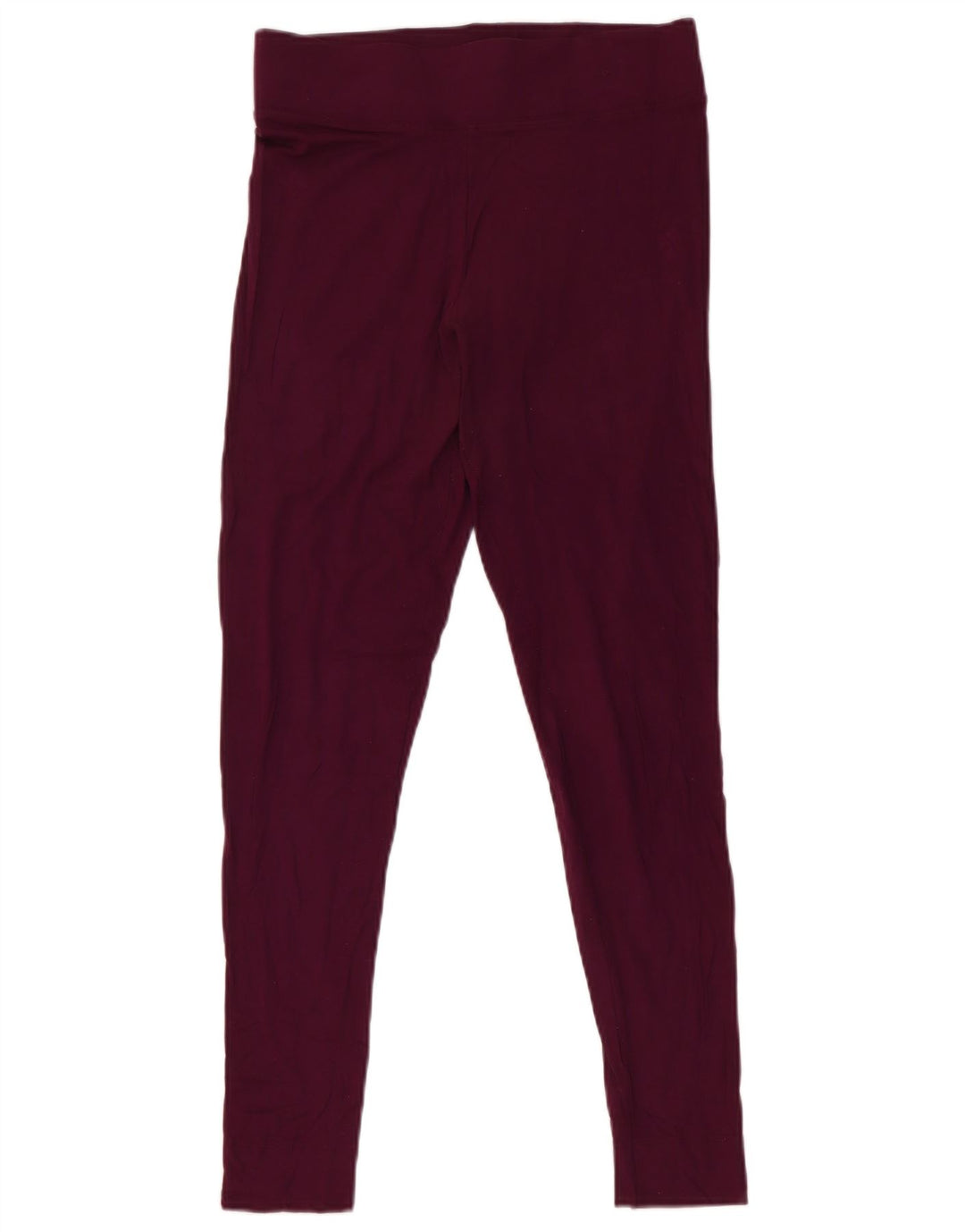 Marks & Spencer Leggings Femme UK 10 Small Viscose Bordeaux