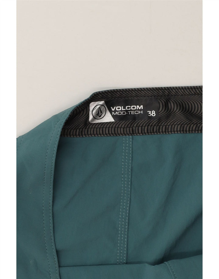 Volcom Short de bain homme XL vert rayé