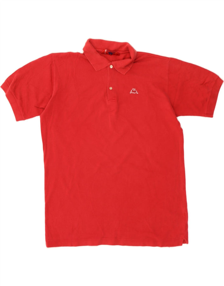 KAPPA Mens Polo Shirt Large Red Cotton Vintage Kappa and Second-Hand Kappa from Messina Hembry 