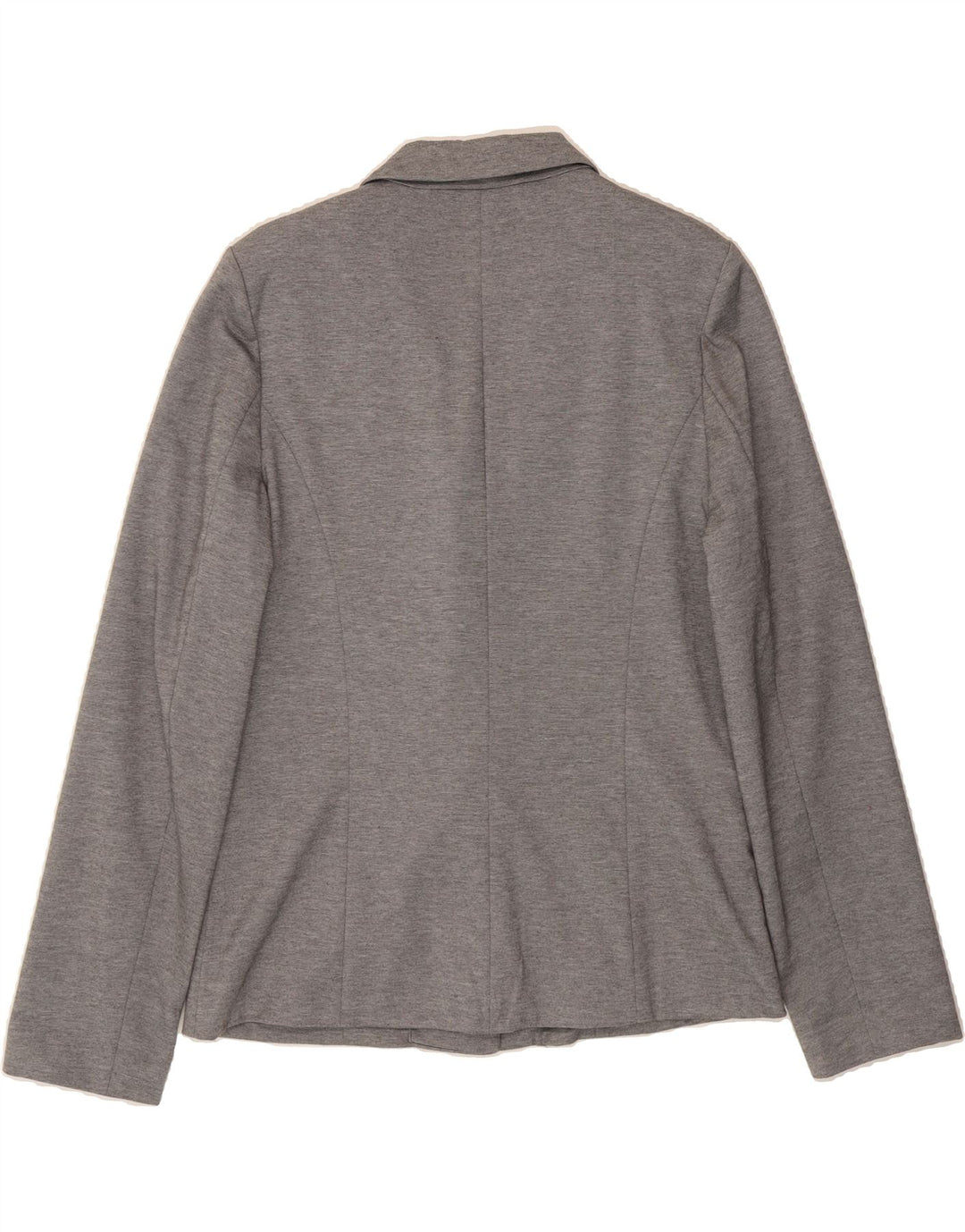 OASIS Womens Open Blazer Jacket UK 16 Large Grey Pinstripe Polyester Vintage Oasis and Second-Hand Oasis from Messina Hembry 