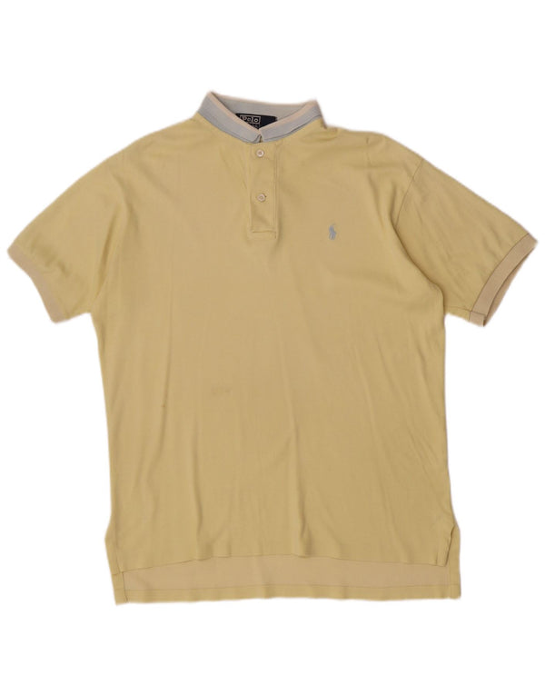 Polo Ralph Lauren Chemise Homme Large Jaune Colorblock Coton
