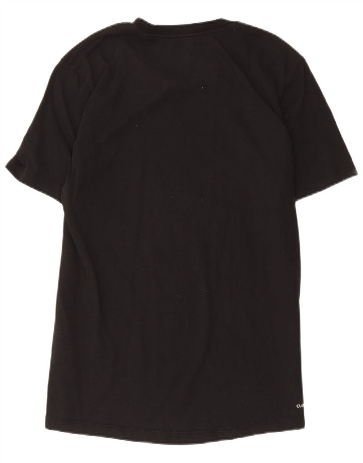 Adidas T-shirt graphique pour homme en coton noir moyen