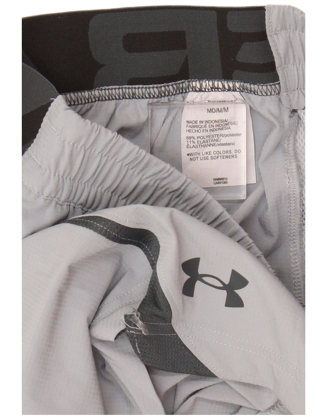 Under Armour Short Graphic Sport Homme Gris Moyen Colourblock Polyester