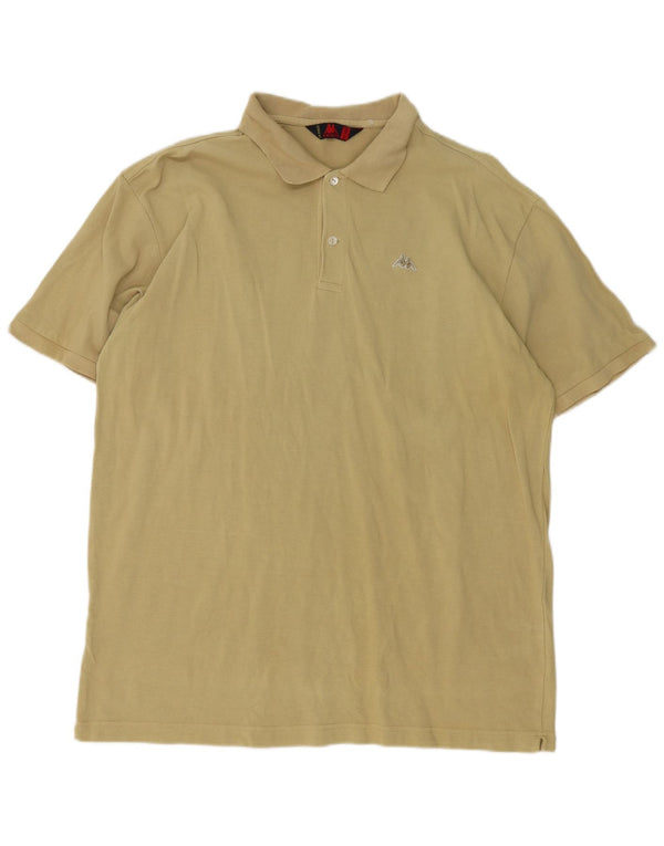 Kappa Polo Homme 2XL Beige Coton