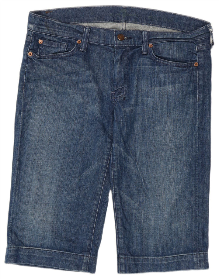 7 For All Mankind Short en Jean Femme W31 Coton Bleu Moyen