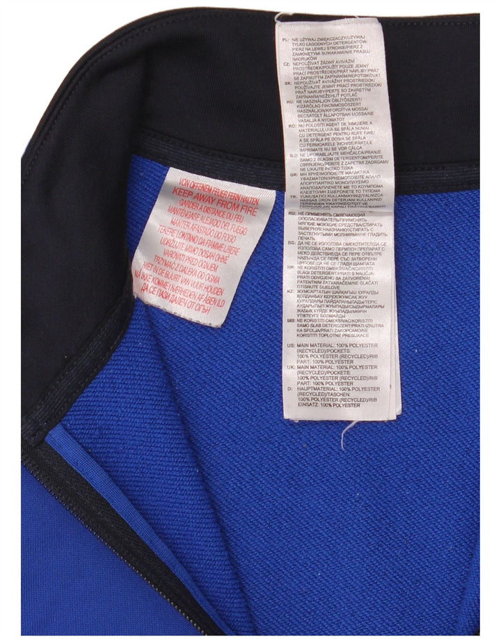 Adidas Veste de Survêtement Graphique Garçon 9-10 Ans Bleu Colorblock