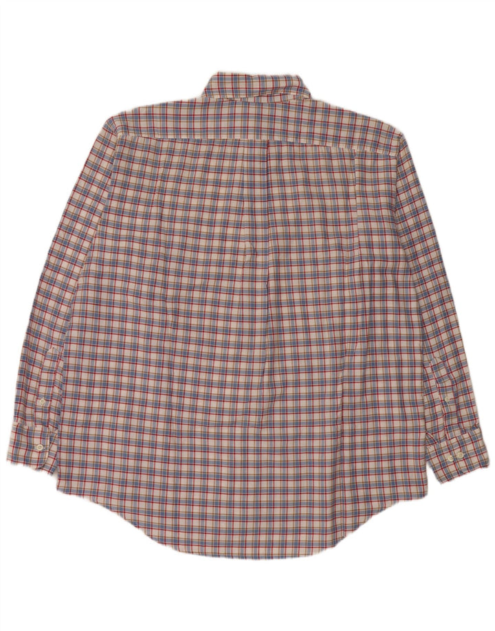 B.D. Baggies Chemise en flanelle pour homme XL Bleu à carreaux en coton