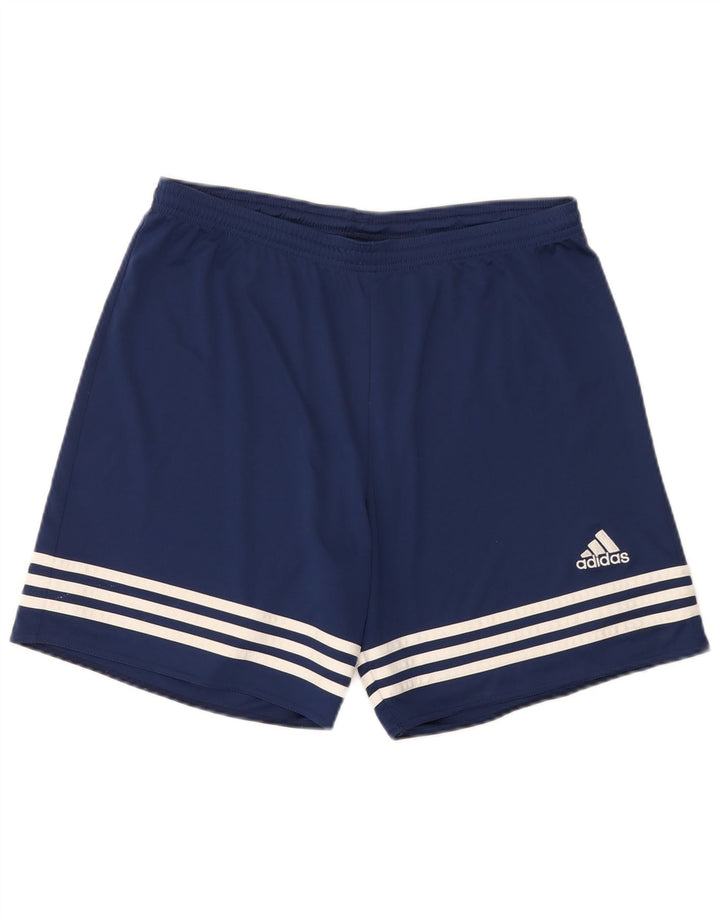 Adidas Hommes Climalite Sport Shorts Grand Bleu Marine Polyester