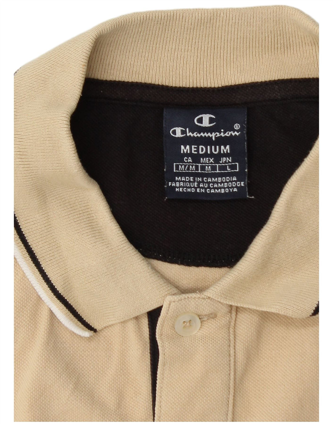 CHAMPION Polo Homme Beige Moyen