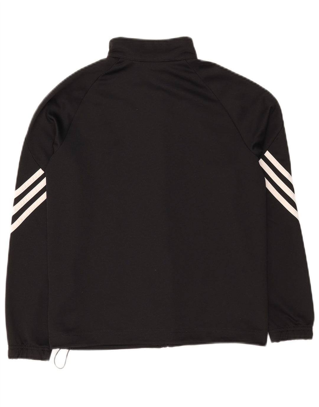 Veste de survêtement Adidas Fille 9-10 ans Noir Polyester