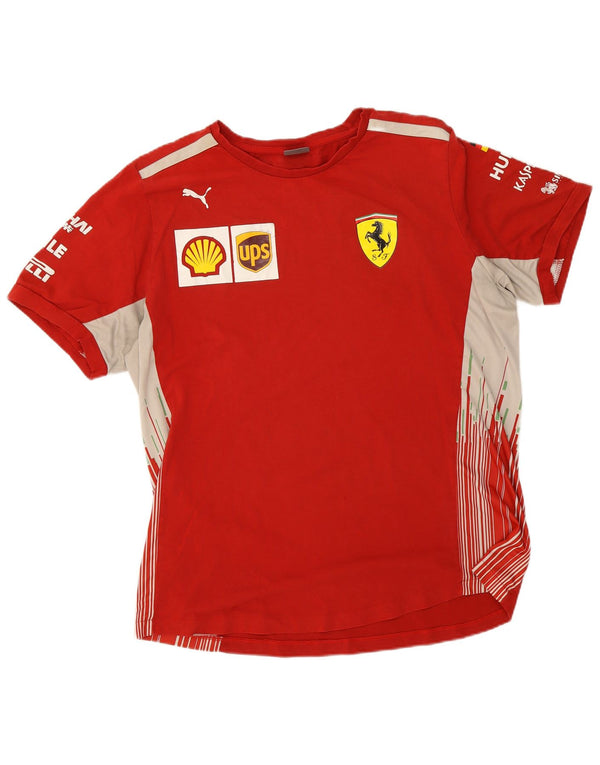 Puma T-Shirt Ferrari Graphic Top XL Homme Rouge Coton