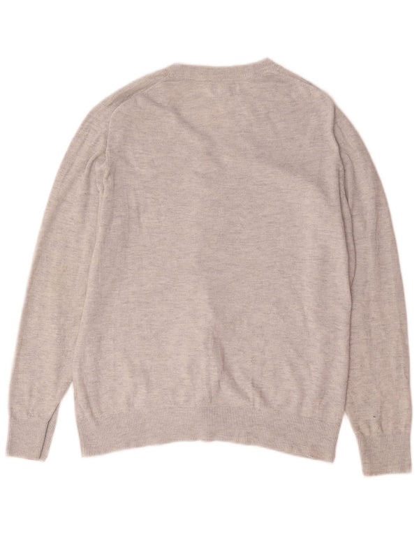 Gap Cardigan Femme Pull UK 18 XL Gris Moucheté Nylon