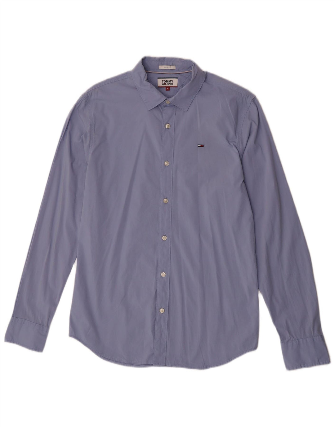 Tommy Hilfiger Chemise Slim Fit Homme Bleu Moyen Coton