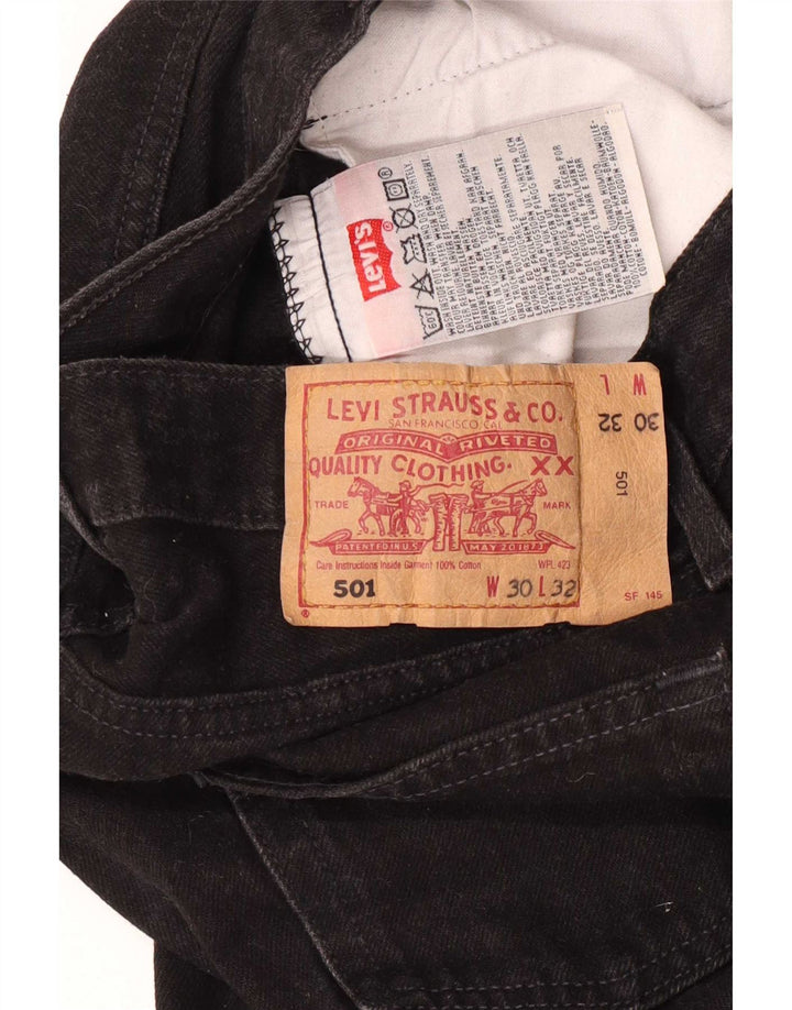 Levi's Jean Droit 501 Homme Noir W30 L32 Coton