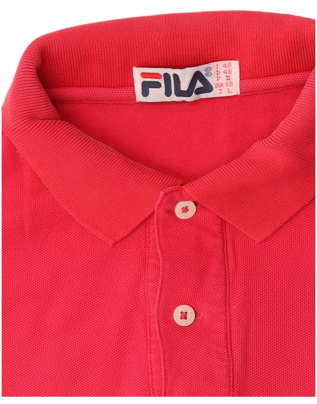 Fila Polo Homme IT 48 Rose Moyen