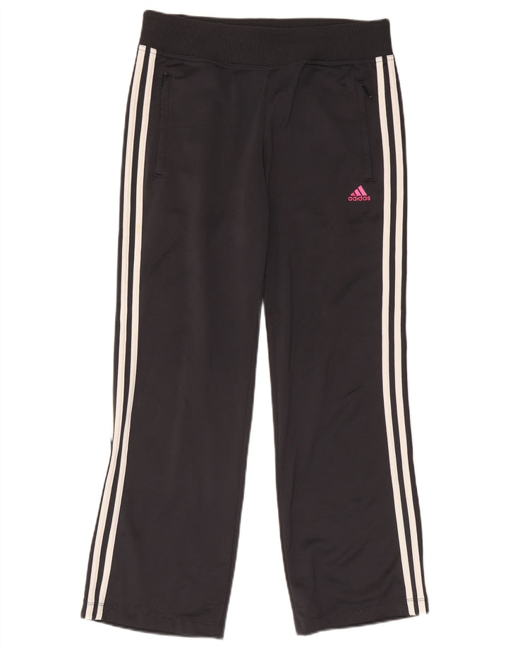 Adidas Pantalon de survêtement pour femme UK 14 Gris moyen Polyester