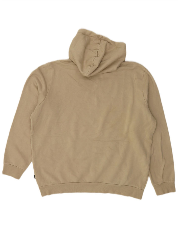 Puma Pull à capuche pour homme en coton beige Large