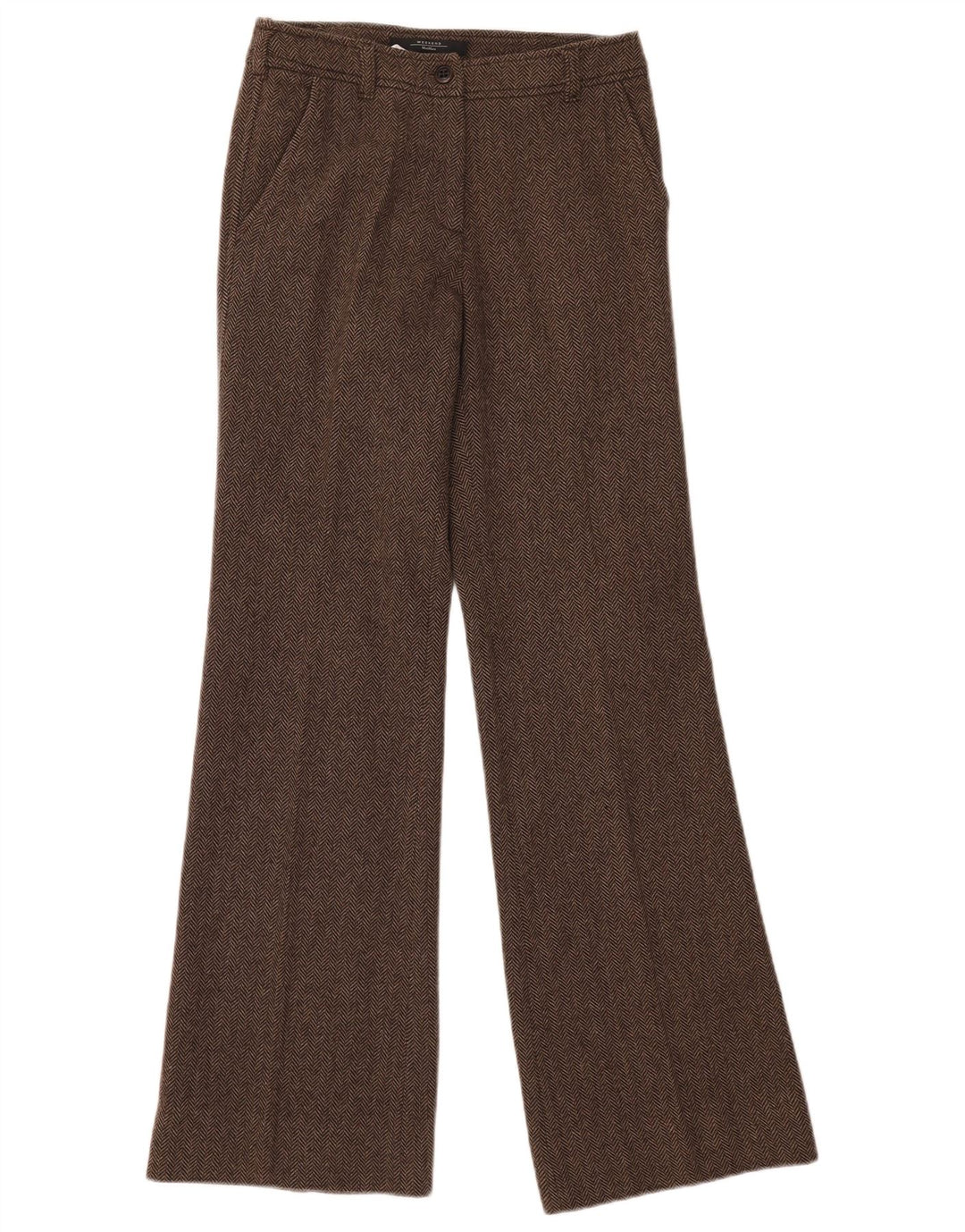 Max Mara Costume 2 pièces Weekend pour femme UK 8 Small W28 L33 Marron à chevrons