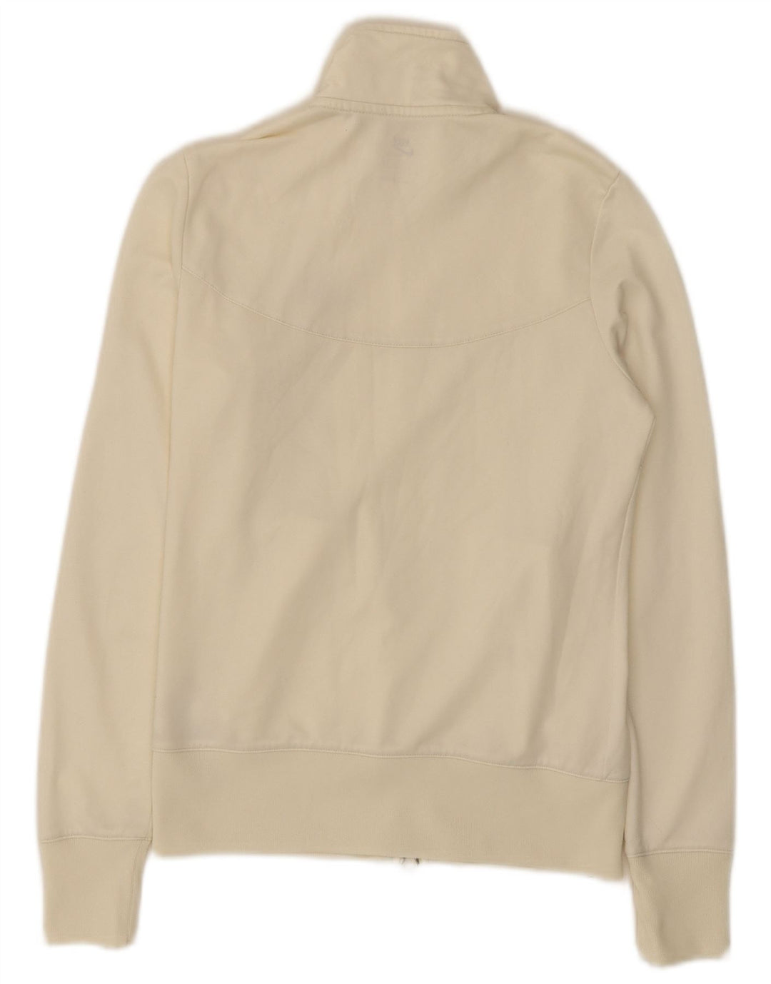 Nike Veste de survêtement pour femme UK 8/10 Petit Blanc cassé Polyester