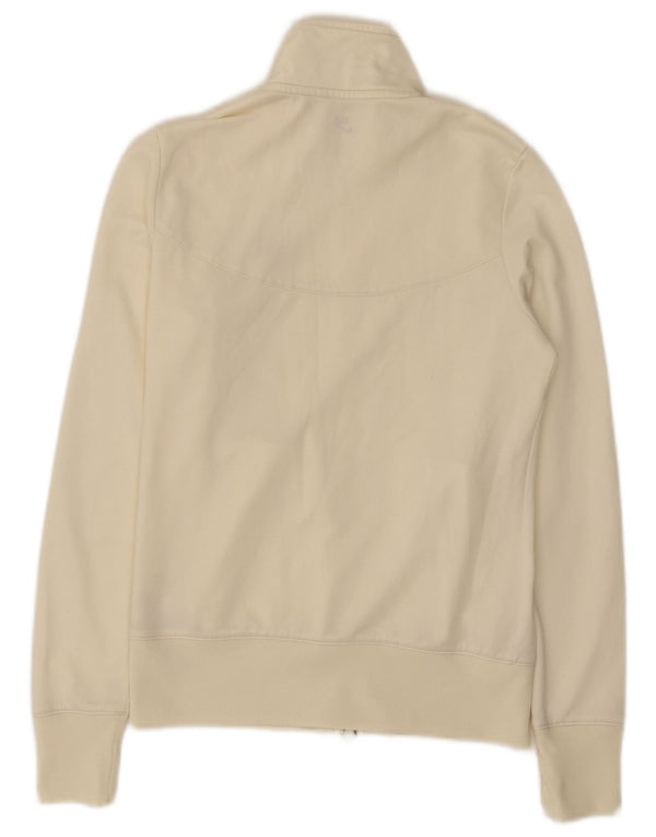 Nike Veste de survêtement pour femme UK 8/10 Petit Blanc cassé Polyester