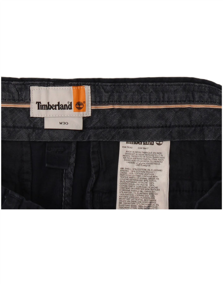 Timberland Short Chino Homme W30 Bleu Marine Moyen Coton