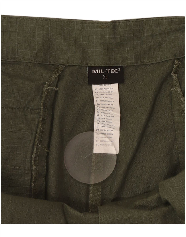 Mil-Tec Short Cargo Homme XL W38 Vert Coton