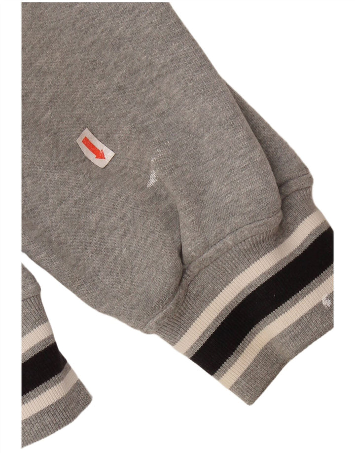 MAJESTIC Pull à capuche zippé New York Yankees pour femme UK 14 Gris moyen