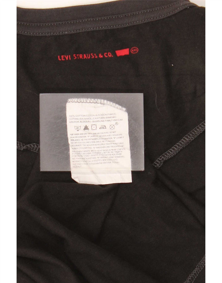 Levi's Top Manches Longues 2XL Homme Noir Coton
