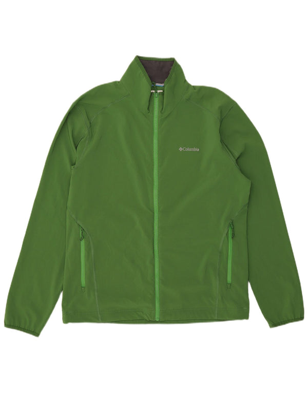 Columbia Veste de survêtement pour homme Large Vert Polyester